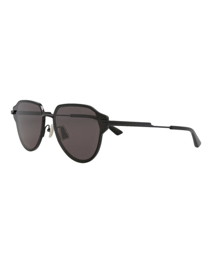Bottega Veneta Unisex Aviator Black Black Grey Fashion Designer Eyewear