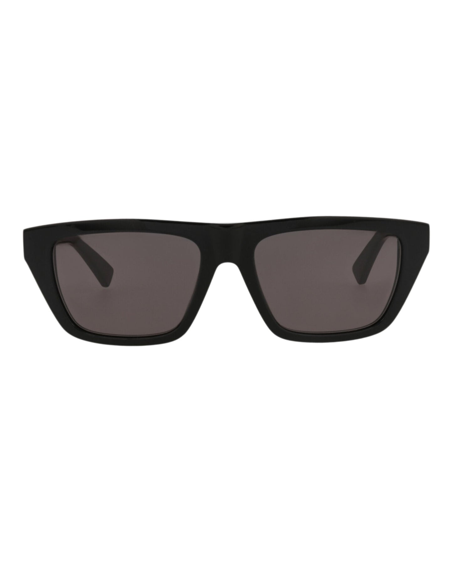 Bottega Veneta Womens Square/Rectangle Black Black Grey Fashion Designer Eyewear