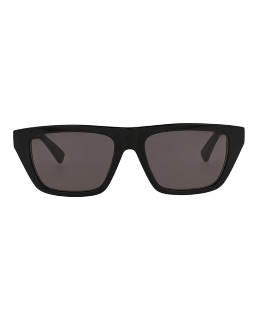 Bottega Veneta Womens Square/Rectangle Black Black Grey Fashion Designer Eyewear