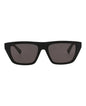 Bottega Veneta Womens Square/Rectangle Black Black Grey Fashion Designer Eyewear