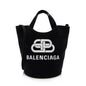Balenciaga Leather Wave Medium Tote (SHF-15192)