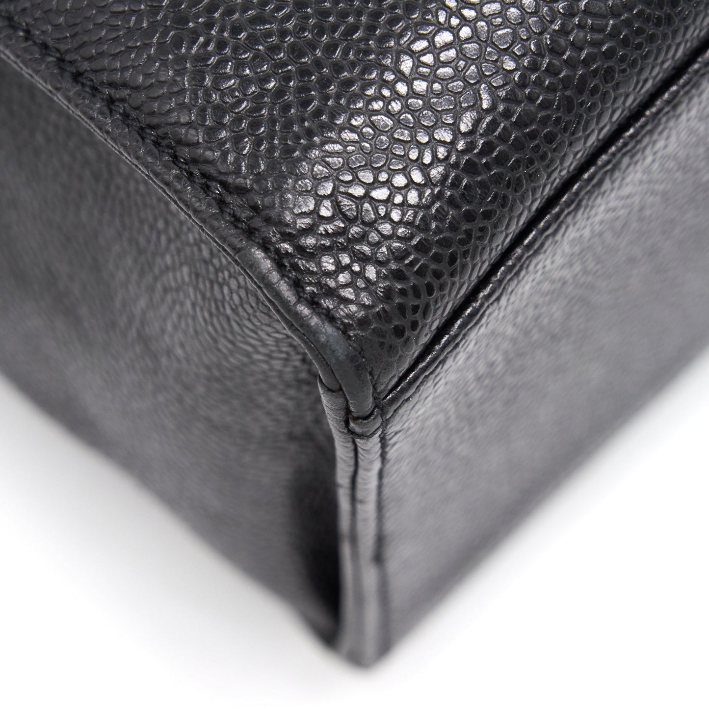 Chanel Cavier Shoulder Bag Black