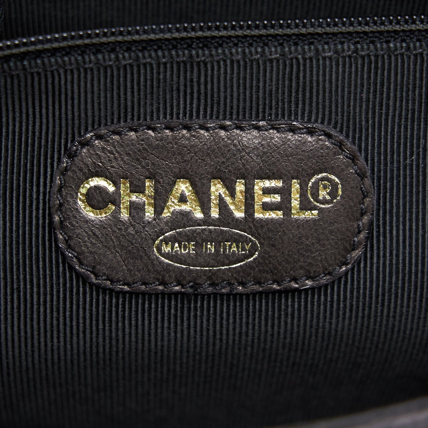 Chanel Cavier Shoulder Bag Black