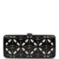 Chanel Minaudiere Box Clutch Black Acrylic Silver Hardware