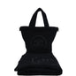 Chanel Coco Beach Tote Black Terry Cloth with Towel