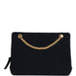 Chanel Vintage Shoulder Bag Navy Tweed Gold Hardware