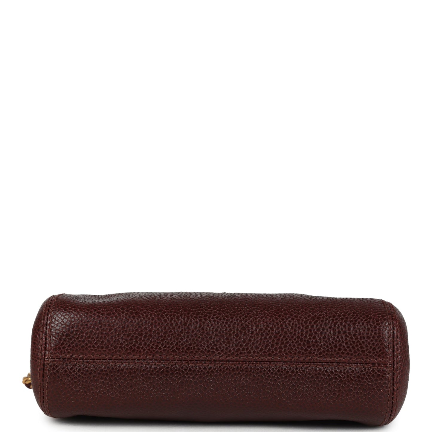 Chanel Vintage CC Shoulder Bag Brown Caviar Gold Hardware