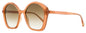 Chloe Geometric Braided Sunglasses CH0003S 002 Coral 55mm Coral