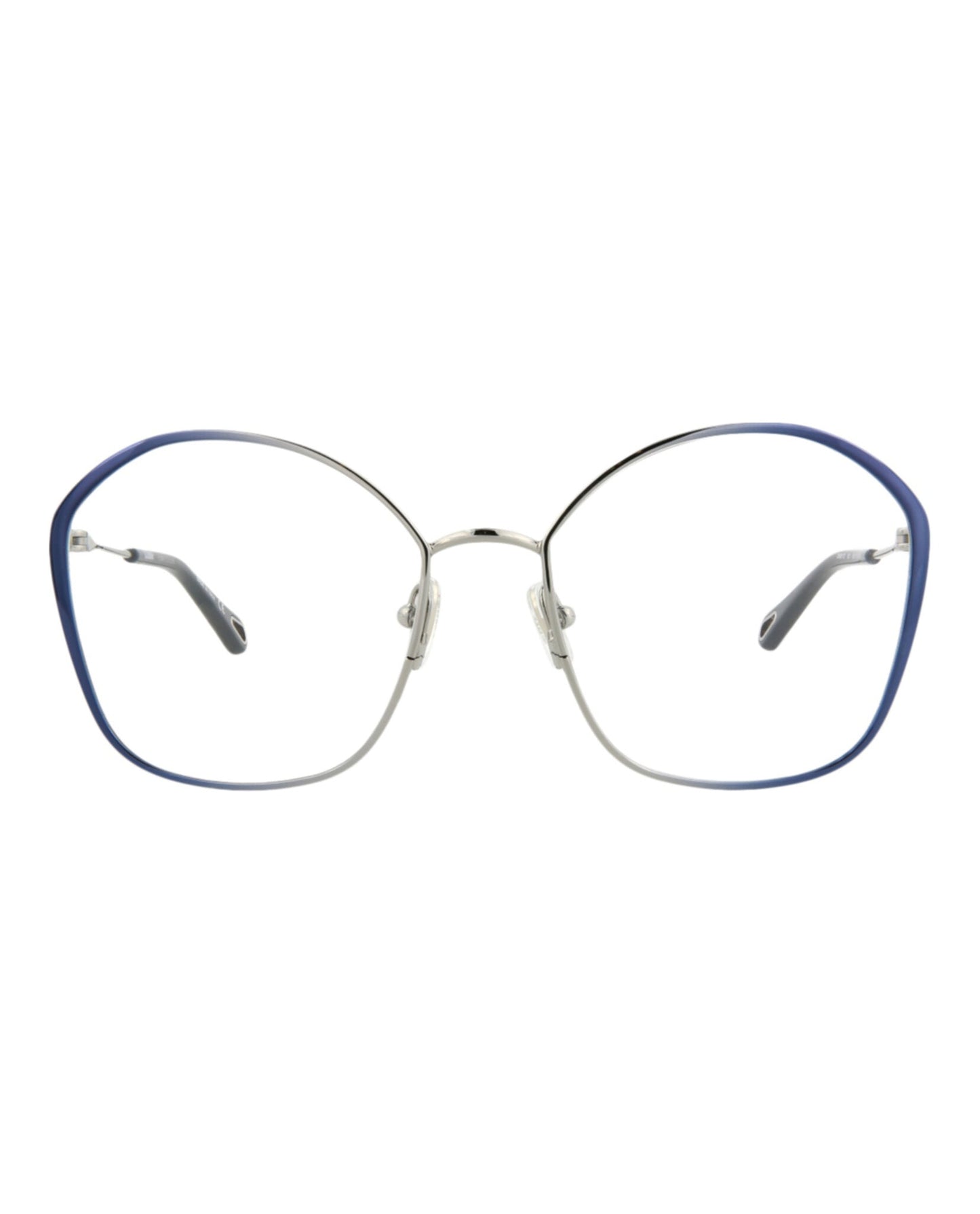 Chloé Womens Round/Oval Blue Blue Transparent Fashion Designer Eyewear Blue Blue Transparent