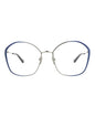 Chloé Womens Round/Oval Blue Blue Transparent Fashion Designer Eyewear Blue Blue Transparent