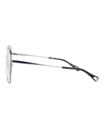 Chloé Womens Round/Oval Blue Blue Transparent Fashion Designer Eyewear
