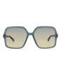 Chloé Womens Square/Rectangle Blue Blue Blue Fashion Designer Eyewear