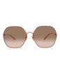 Chloé Womens Round/Oval Pink Pink Brown Fashion Designer Eyewear