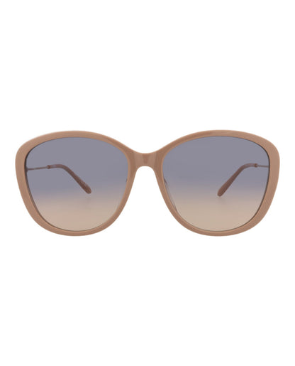 Chloé Womens Round/Oval Nude Gold Blue Fashion Designer Eyewear