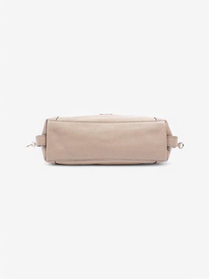 Coach Shoulder Bag Beige Leather One SIze
