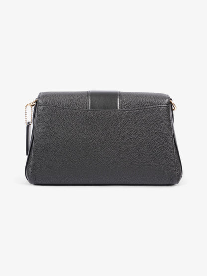 Coach Grace Shoulder Bag Black Grained Leather