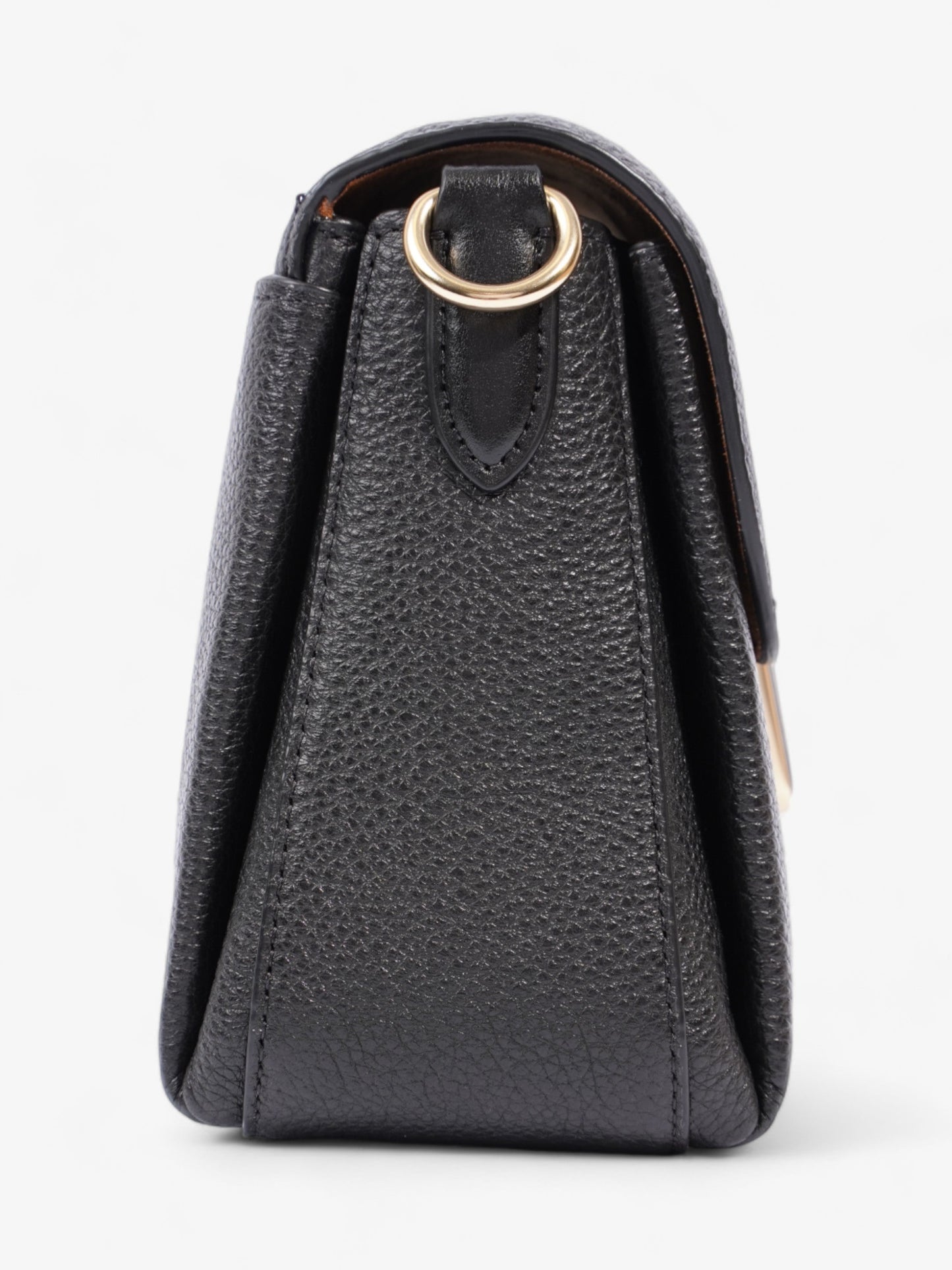 Coach Grace Shoulder Bag Black Grained Leather