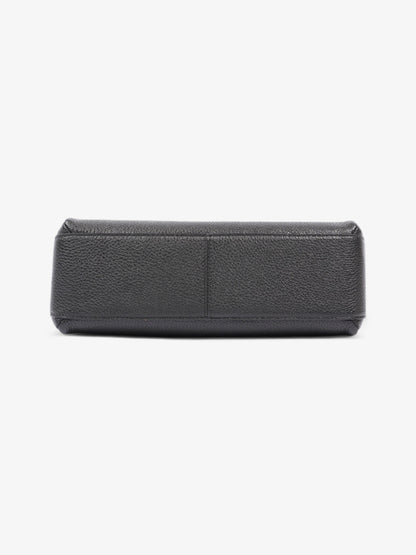 Coach Grace Shoulder Bag Black Grained Leather