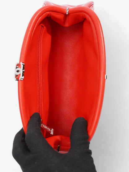 Chanel Timeless Clutch Red Patent Leather