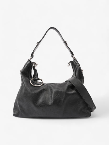Gucci Shoulder Bag Black Leather