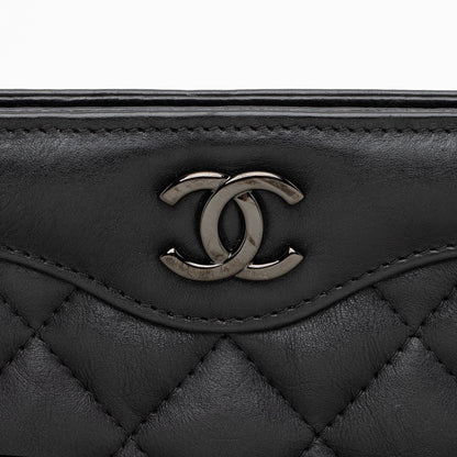 Chanel Aged Calfskin CC Frame Clutch