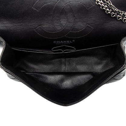 Chanel Aged Calfskin Reissue 225 Double Flap Shoulder Bag (SHF-wB1PQ1)