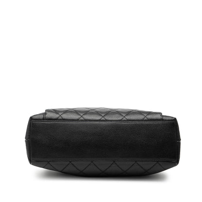 Chanel CC Caviar Front Pocket Shoulder Bag