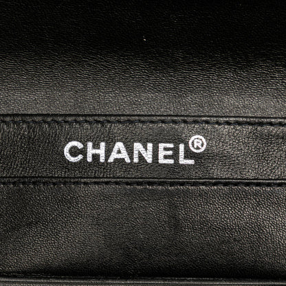 Chanel CC Chocolate Bar Patent Clutch on Chain