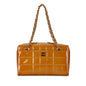 Chanel CC Chocolate Bar Patent Shoulder Bag (SHG-tneQSq)