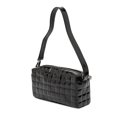 Chanel CC Chocolate Bar Patent Shoulder Bag