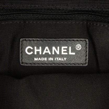 Chanel CC Grossgrain trim Lambskin Flap Shoulder Bag