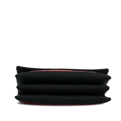 Chanel CC Grossgrain trim Lambskin Flap Shoulder Bag