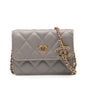 Chanel CC Quilted Caviar Miss Coco Clutch With Chain