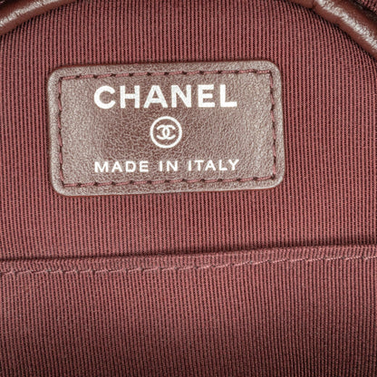 Chanel CC Quilted Caviar Round Clutch With Chain (SHG-jxh22e)