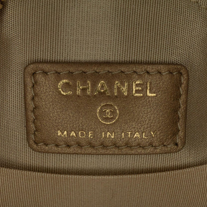 Chanel CC Quilted Lambskin Pearl Crush Round Clutch with Chain (SHG-aW4PQp)