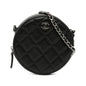 Chanel CC Quilted Lambskin Round Clutch with Chain
