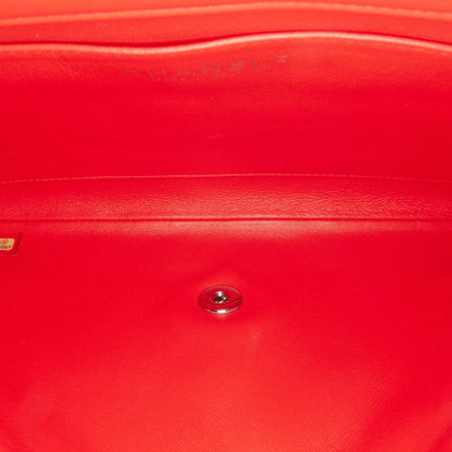 Chanel CC Quilted Patent Clutch with Chain (SHG-lpgzOs)