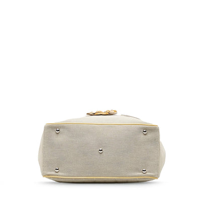 Chanel Camellia CC Choco Bar No. 5 Shoulder Bag (SHG-CGt5YO)