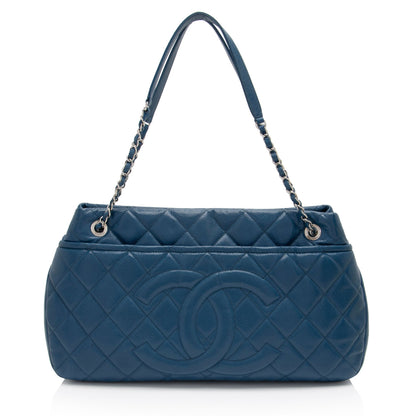 Chanel Caviar Leather CC Timeless Medium Shoulder Bag