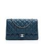 Chanel Caviar Leather Chain Flap Clutch