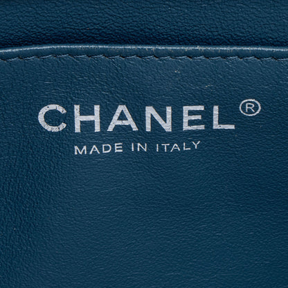 Chanel Caviar Leather Chain Flap Clutch