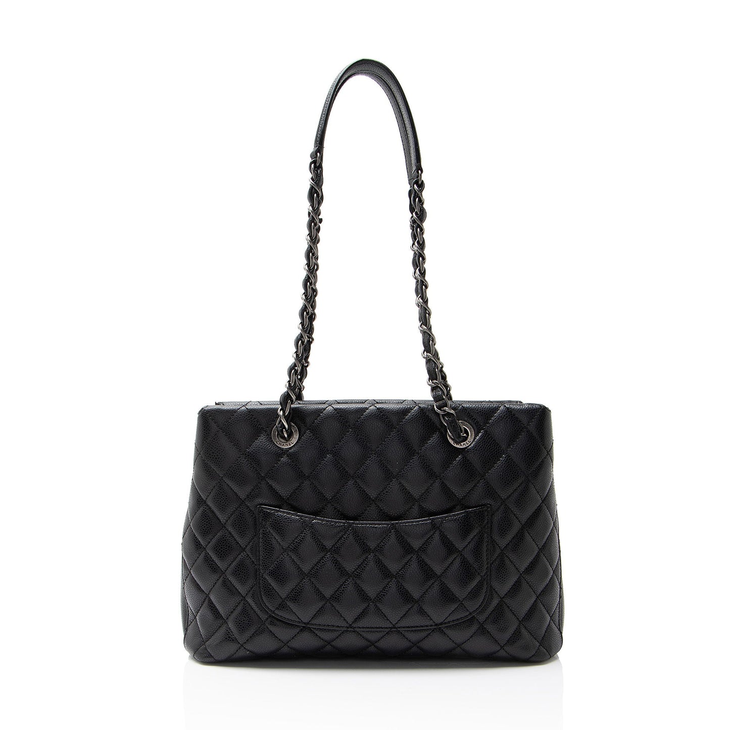 Chanel Caviar Leather City Small Shopping Tote