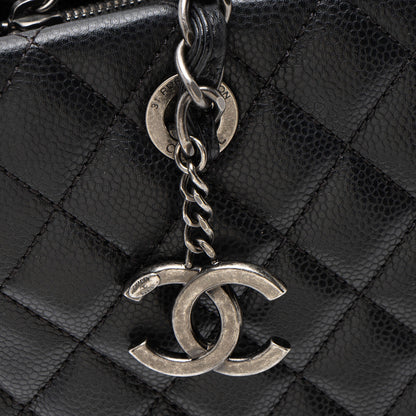 Chanel Caviar Leather City Small Shopping Tote
