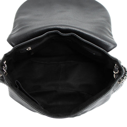 Chanel Caviar Leather Half Moon Shoulder Bag