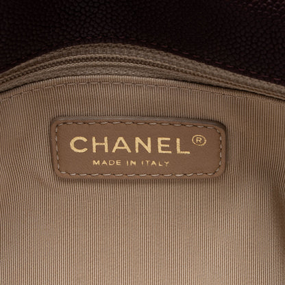 Chanel Caviar Leather Wild Stitch Flap Shoulder Bag