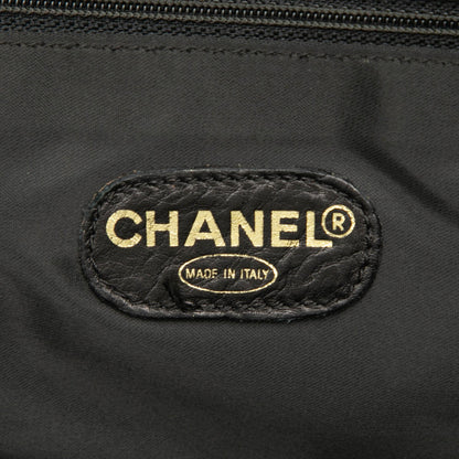 Chanel Caviar Logo Chain Tote