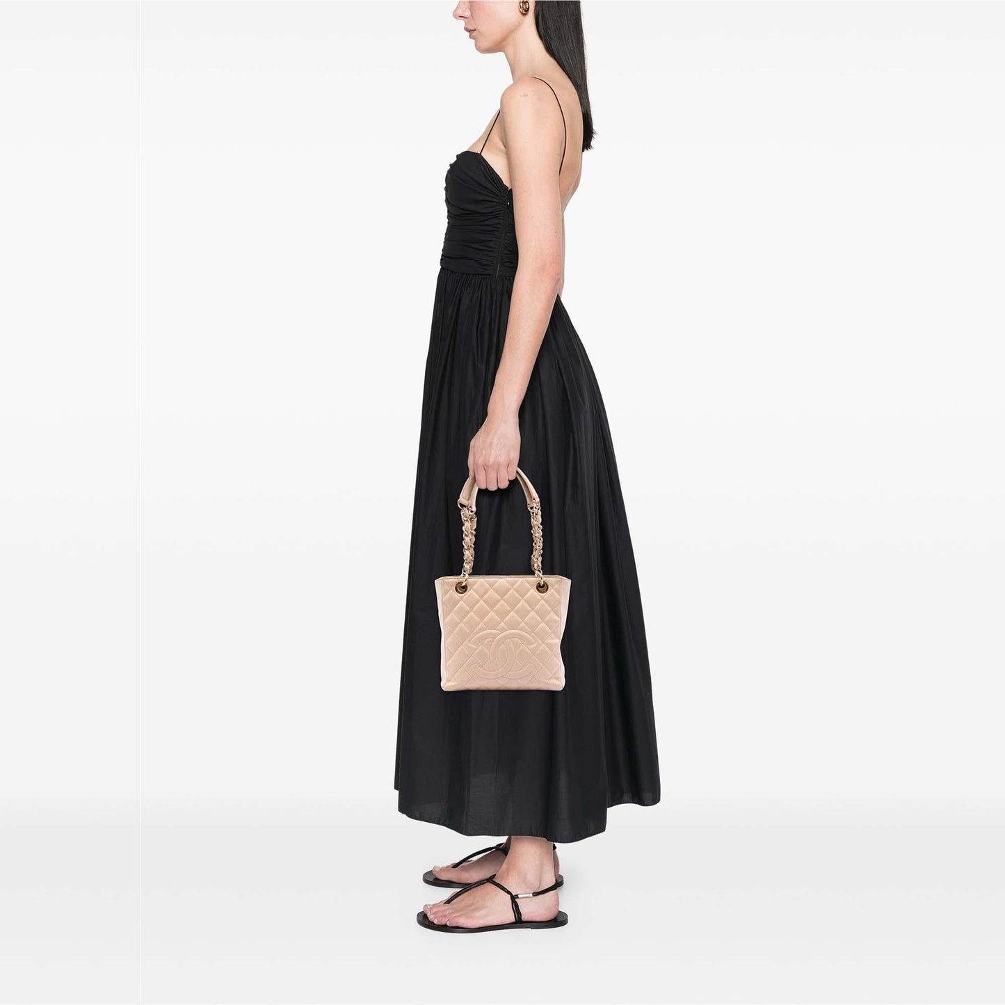 Chanel Caviar Petite Shopping Tote