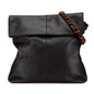 Chanel Caviar Tortoise Chain Fold Over Shoulder Bag