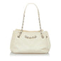 Chanel Chevron Canvas Shoulder Bag (SHG-29838)