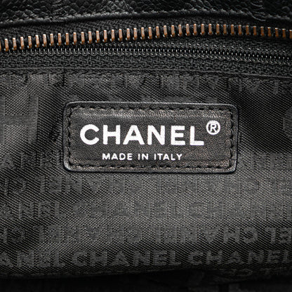 Chanel Choco Bar Caviar Shoulder Bag